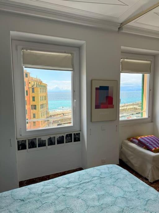 Attico Sul Porticciolo Antico Di Camogli Apartment Bagian luar foto