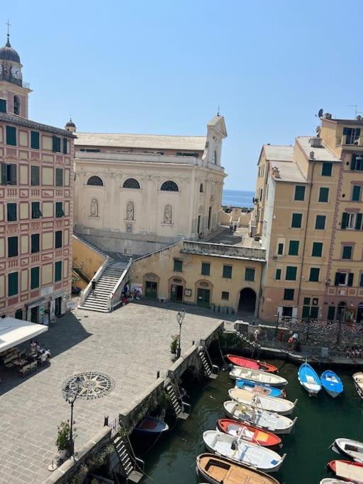 Attico Sul Porticciolo Antico Di Camogli Apartment Bagian luar foto