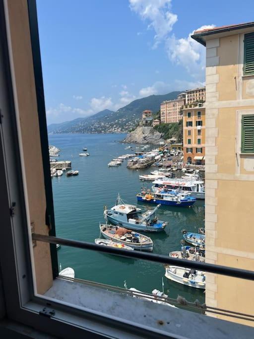 Attico Sul Porticciolo Antico Di Camogli Apartment Bagian luar foto